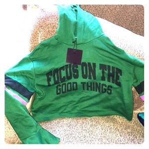 Zara cropped Hoodie